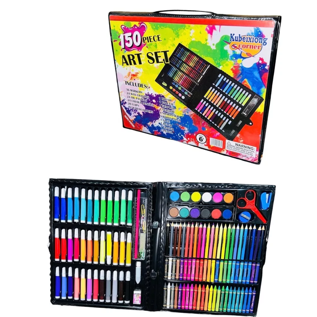 Miniatura 3 de Kit De Arte Portátil: 150 Crayones De Co